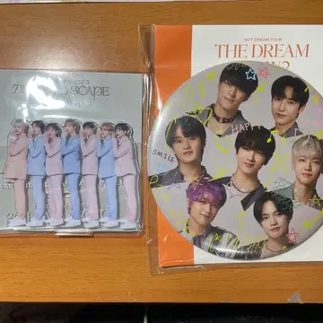 NCT DREAM 드림 회장 한정판 아크릴 스탠드 캔뱃지