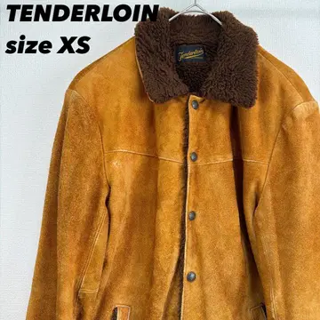 [ 레어 구하기 어려움 ] 텐더 로인 t-saddle 스웨이드 가죽 자켓