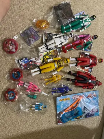 슈퍼 전대 액션 피규어 세트 가면