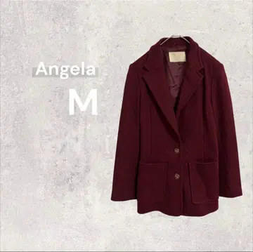 앙젤라 테일러드 자켓 코트 숏 기장 아우터 울 M