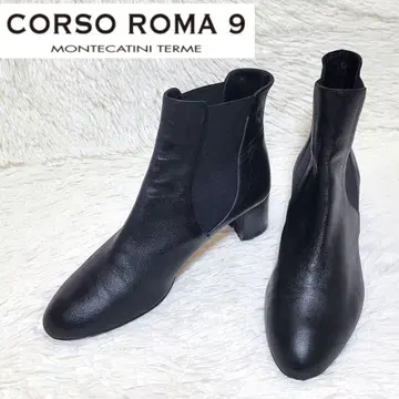 새상품급 CORSO ROMA 9 코르소 로마 사이드 고어 숏부츠 24