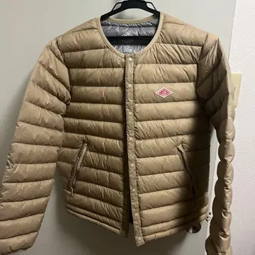 단톤 다운 자켓 사이즈 38 베이지