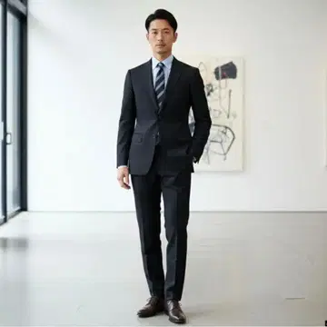 고급 라인 폴스미스 컬렉션 TALLIA 원단 정장 세트 블랙