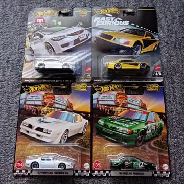 핫휠 시빅 타입 R 체이서 폰티악 프리메라