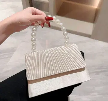 결혼식 핸드백 펄 목걸이 머리띠 축하 웨딩