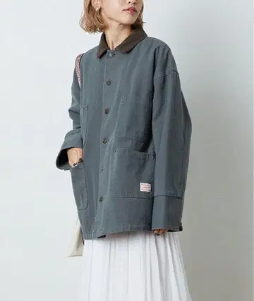 PENNEY'S 페니즈 커버올 코듀로이 옷깃 워크 자켓