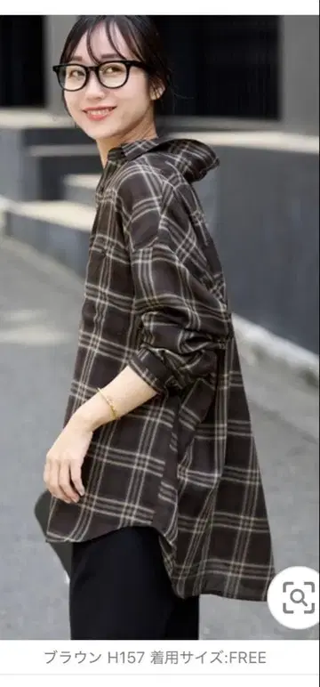 블라우스 셔츠 비에라 체크 루즈 셔츠 여성용