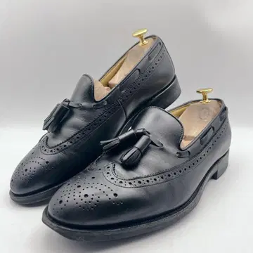 리갈 JE03 윙팁 태슬 로퍼 블랙 가죽 25cm