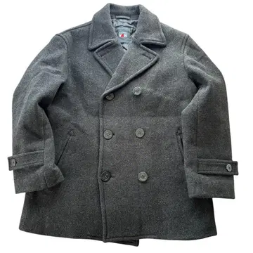 VAN JAC 반 자켓 피코트 더블 자켓 울 남성용 L