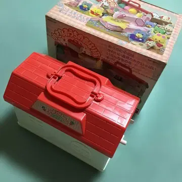 쇼와 레트로 팬시 완구 반다이 1986 작은 집의 바늘 상자