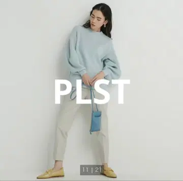 PLST 니트 파스텔 컬러 M 사이즈