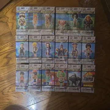 극장판 원피스 STAMPEDE 월드 컬렉터블 피규어 18종