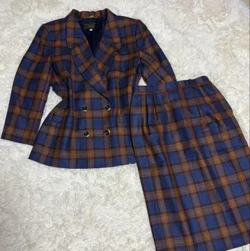 [ 새상품급 ] 레리안 XL 울 셋업 스커트 수트 일본제