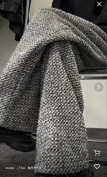 B.R.U 오버 사이즈 자카드 팬츠