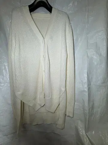 utao studio clip 가디건 화이트 프리 사이즈