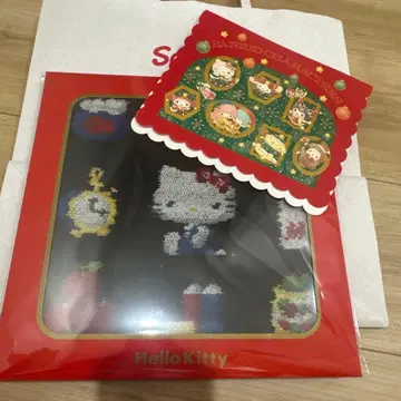 덤 포함 FEILER 페이러 산리오 헬로키티 손수건 레트로 패턴