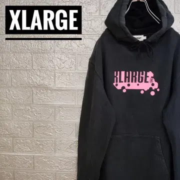 엑스라지 XLARGE 빅 로고 구제 의류 후드 맨투맨 블랙 L