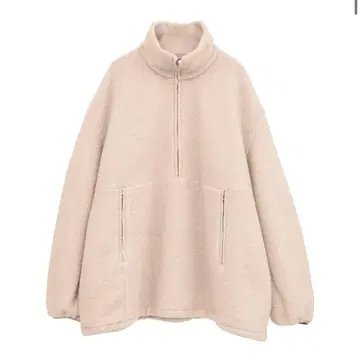 CLANE 클라네 SLIVER HALF ZIP TOPS 아이보리