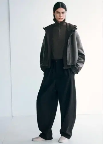 UNIQLO U 브러쉬드 맨투맨 와이드 팬츠 XS 완판템