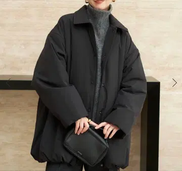 Plage 발수 tailored puff 코트 플라주 38