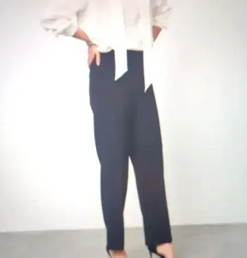 소쥬 스트레치 파인 스트레이트 팬츠 다크 네이비 L