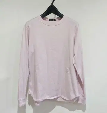 드로어 코튼 천축 크루넥 롱 슬리브 긴팔 티셔츠