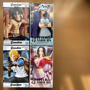 [미개봉 새상품] 원피스 피규어 세트 4체 배송비 포함