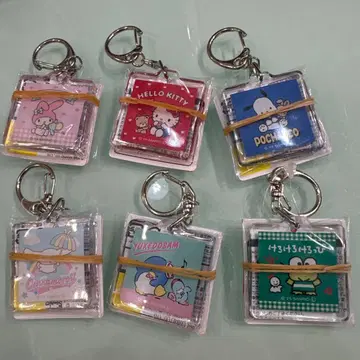 아크릴 키링 6개 세트