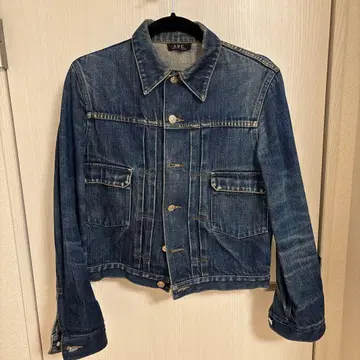 A.P.C. 데님 자켓 M 사이즈 다크 블루