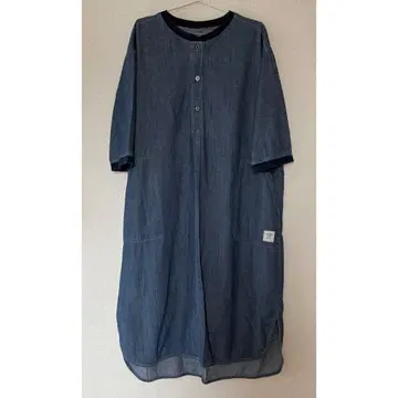 노던 트랙 데님 롱 원피스