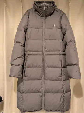 [ 새상품급 ] adidas 그레이 롱 기장 다운 자켓