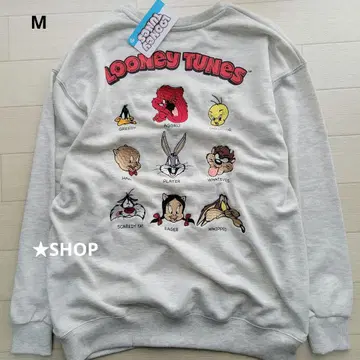 루니툰 캐릭터 집합 자수 트레이닝복 맨투맨 M