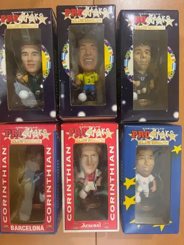 코린시안 축구 피규어 6체 세트