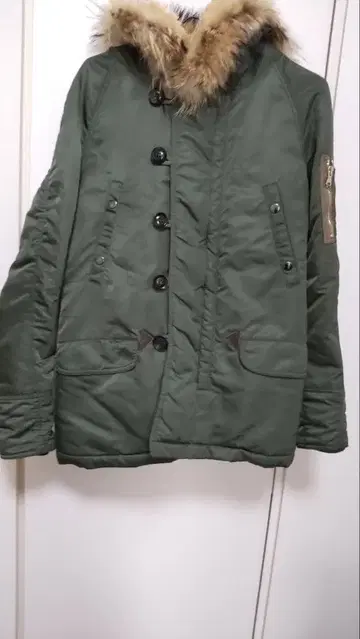 올리브 그린 밀리터리 자켓 M