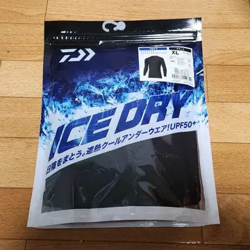 다이와 DU-6021S 아이스 드라이 크루넥 언더셔츠 블랙