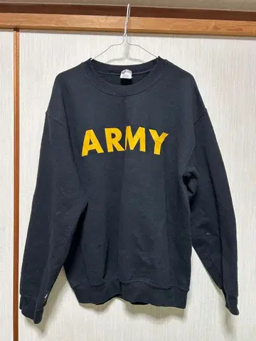 GILDAN ARMY 로고 맨투맨 M 사이즈 블랙