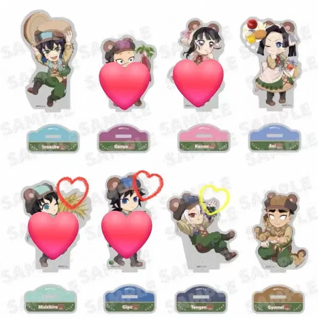 귀멸의칼날귀칼 가을축제 아크릴스탠드텐겐이노스케교메이아오이네즈코