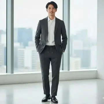 새상품급 현행 택 유나이티드 애로우즈 자켓 & 이지 팬츠 셋업