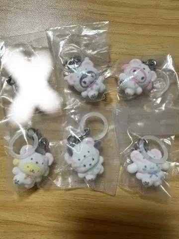 푹신푹신 스노우 메지루시 액세서리 가챠 세미 컴프 산리오