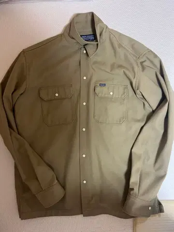 IRON HEART 카키 긴팔 셔츠 XXX-LARGE
