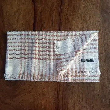 아크릴 체크 무늬 머플러 이탈리아제