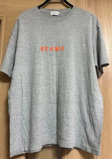 BEAMS 그레이 T셔츠