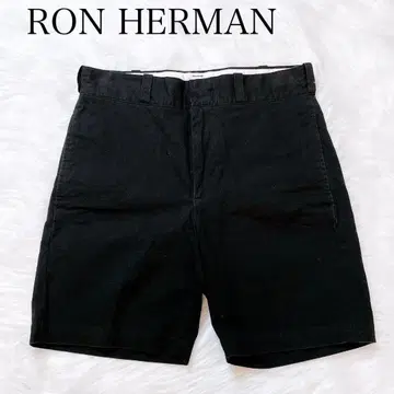 새상품급 RHC Ron Herman x Dickies 숏팬츠 블랙 S