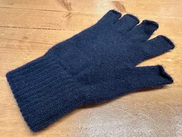 [ 한 짝만 ] 존스톤스 장갑 손가락 없는 네이비 캐시미어