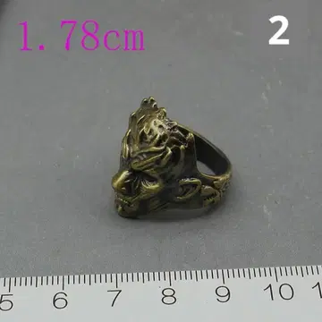 귀면 반지 브론즈풍 앤티크풍 반지