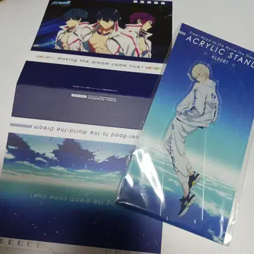 Free! 알베르토 아크릴 스탠드 달력 뒷표지