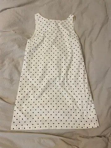 도트 무늬 미니 기장 점프 스커트