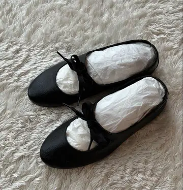 ramble dance 가죽 리본 신발