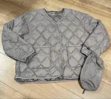 유니클로 울트라 라이트 다운 릴랙스 자켓 브라운 L