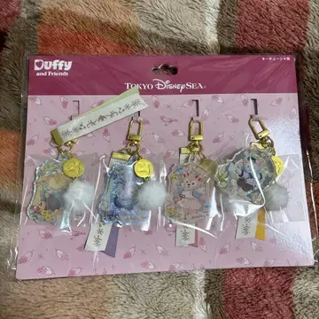 새상품 디즈니씨 더피 프렌즈 위싱윙스 키체인